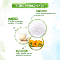 Mamaearth Milky Soft Diaper Rash Cream for Babies - 50g | Infused with 15% Zinc Oxide, Oat Milk & Calendula | Prevents Rashes, Soothes Redness & Itching, Toxin-free