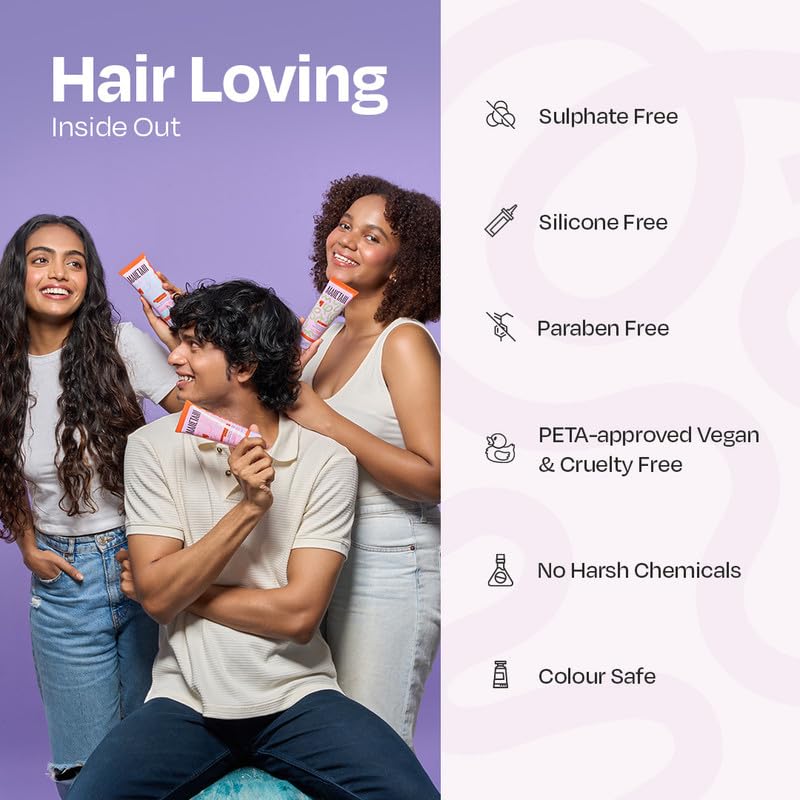 Manetain Co-Wash for Curly Hair - 100ml | 2 in 1 Shampoo & Conditioner | Non-foaming | Sulphate and Paraben Free | CG Friendly | Suitable for Dry and Frizzy Hair