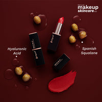 Pilgrim Matte Me Up Bullet Lipstick 4.2g | Creamy, Lightweight, Bold, Non Drying | SPF 30 | Enriched With Hyaluronic Acid & Spanish Squalane | Lipstick for dusky skin tone | Coral Envy-01