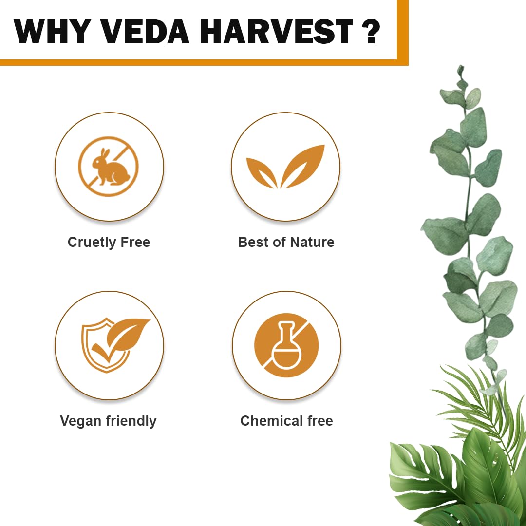 Veda Harvest Orange Peel Powder 200gm for Pure Natural & Organic For Lightening and Brightening Face Pack,200 Gram Vitamin C And Antioxidants Add Glow, Cruelty-Free & Vegan,