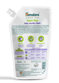 Himalaya Germ Free Baby Laundry Wash 1 L Pouch, White, (7004801) & Himalaya Baby Lotion 700ml