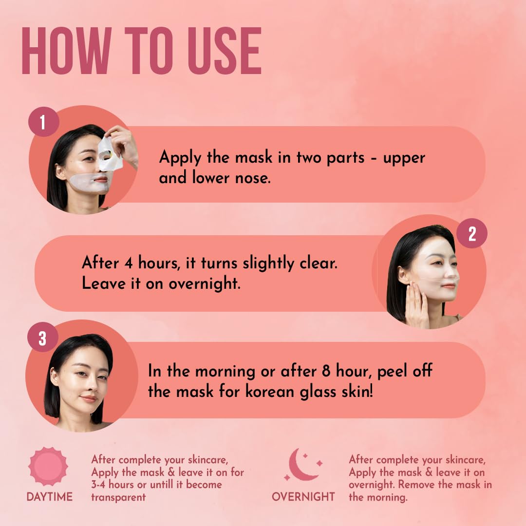 WILDGLOW Korean Glass Skin Bio-Collagen Overnight Face Mask for Deep Hydration, Pigmentation, Anti-Aging & Pore Minimizing | Hyaluronic Acid, Niacinamide, Vitamin E & Centella | Pack of 1