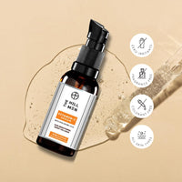 The Hillmen Vitamin C Unisex Face Serum for Daily Use Glowing Skin Sensitive Radiance Boost, Brightening Effect, Wrinkle Reduce Repair Sun Damage,chemical Free & Alcohol Free (90 Ml) Pack 0f 3
