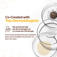 Mamaearth Chia Calming Sunscreen with Chia Seed & Ceramides for Hydrated Glow & Sun Protection - 50 g | SPF 50 PA++++ | Co-Created With Top Dermats | For Dry to Normal, Sensitive Skin | Healthy Skin Barrier