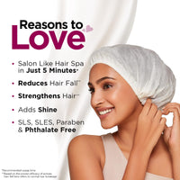 BBLUNT Hair Fall Control Heat Hair Spa Mask with Pea Protein & Caffeine for Salon-Like Hair Spa at Home - 70 g | Salon-Like Hair Spa in Just 5 Minutes* | Reduces Hair Fall & Strengthens Hair