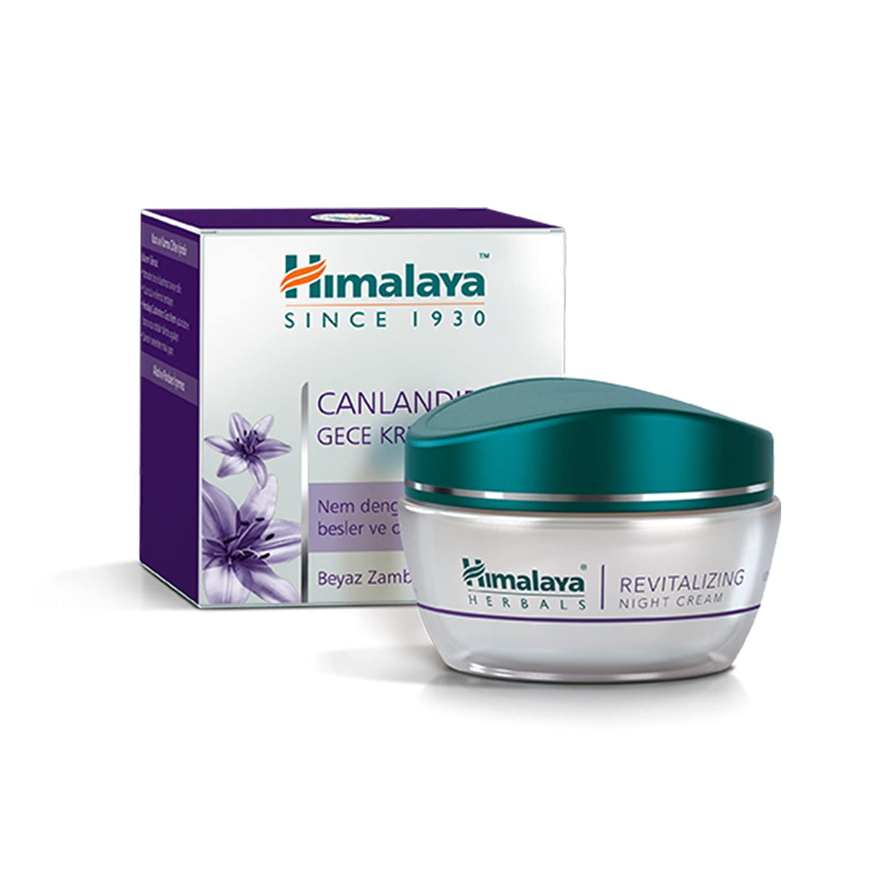 Himalaya Wellness Foot Care Cream | Moisturizes and Soothes Feet |, 50gm and Himalaya Herbals Revitalizing Night Cream, 50g