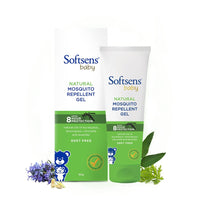 Softsens Baby Mosquito Repellent Before & After Bite Duo With Natural Mosiquito Repellent Gel (50G) + After Bite Recovery Roll-On (40Ml)|Deet-Free, Safe For Baby Upto 8 Hour Protection