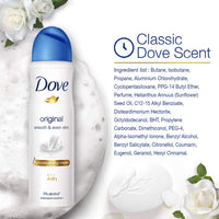 Dove For Women Anti-Perspirant Original Treadstone, 150ml | Long-Lasting Protection With A Gentle Touch