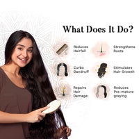 SESA Ayurvedic Strong Roots Hair Care Combo With Hair Strengthening Oil (200Ml) And Shampoo + Conditioner (200Ml) For Men & Women | Paraben-Free