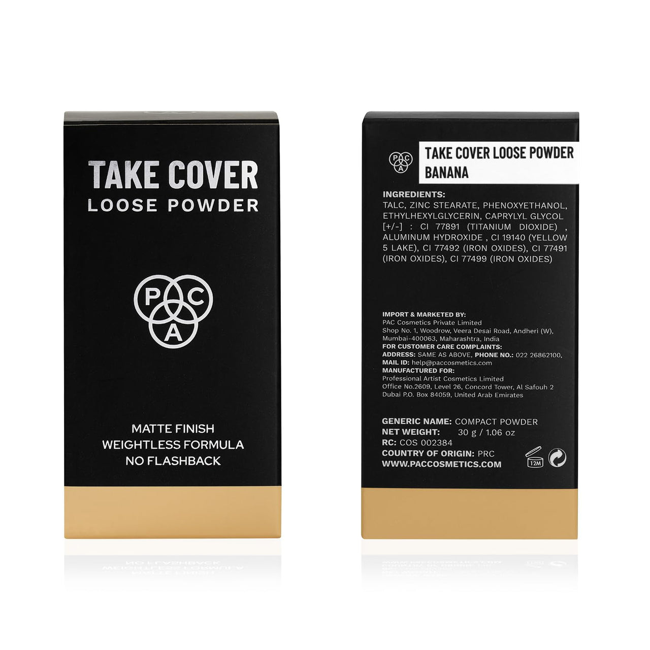 PAC Take Cover Loose Powder (Banana)