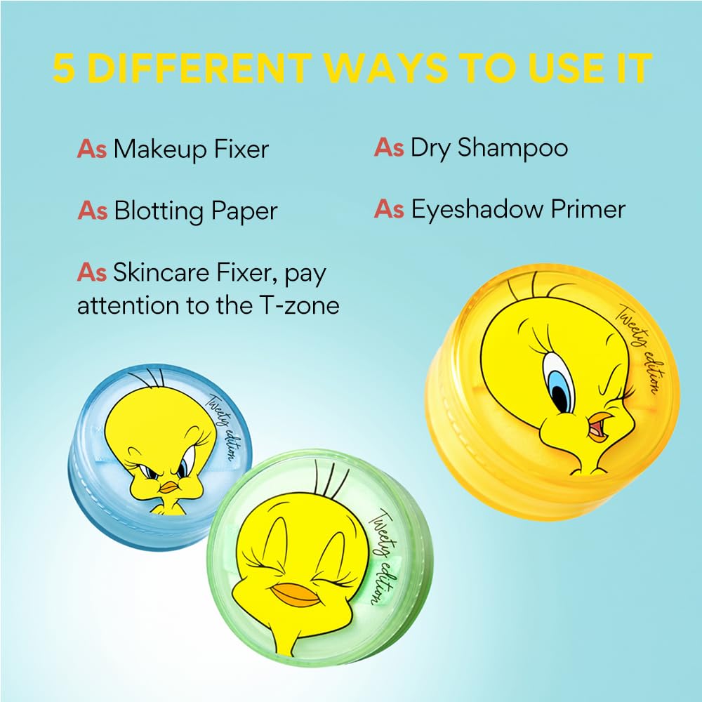 Innisfree No Sebum Mineral Natural Powder 5g | Tweety 02 | Korean Setting Powder for Face | Oil Control for Oily Skin, Makeup Fixer, Reduces Hair Greasiness, Mattifying, Long-Lasting, 3-in-1 Power