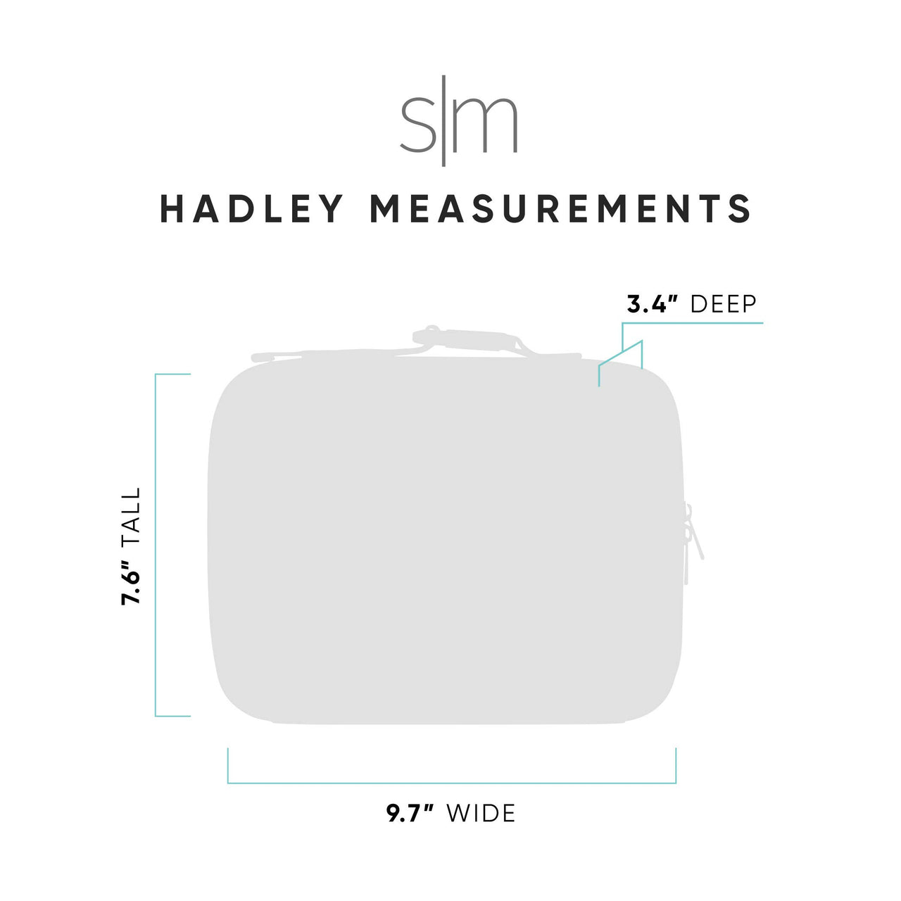 Simple Modern Kids Lunch Box for Toddler | Reusable Insulated Bag for Boys | Meal Containers for School with Exterior and Interior Pockets | Hadley Collection | Shark Bite Hadley Lunch Box -Shark Bite