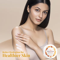VLCC Almond & Honey Body Butter - 200g | Deeply Moisturizing Body Butter for Dehydrated Skin | Intensely Hydrating Body Cream for Soft, Smooth, Hydrated Skin with Almond Oil & Honey