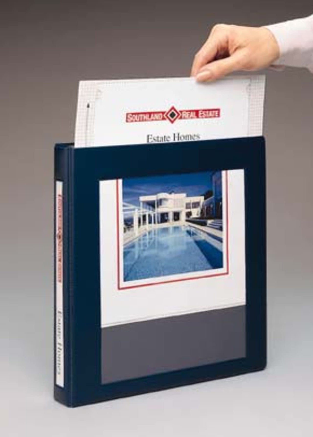 Avery Heavy-Duty Framed View 3-Ring Binder, 1.5" EZD Rings, 1 Navy Blue Binder (68059) 1.5 inch