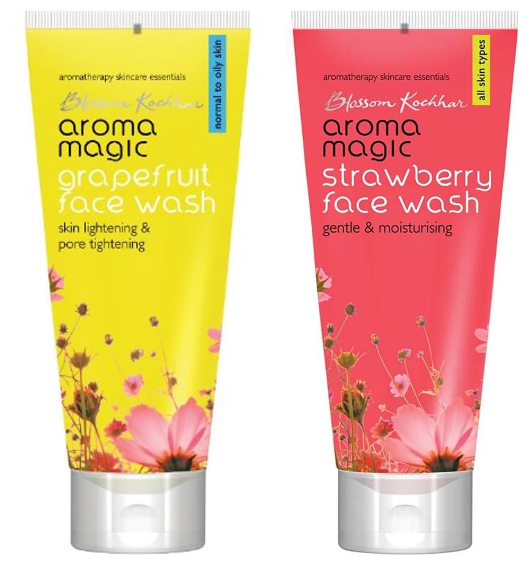 Aroma Magic Face Wash 100 Ml (Strawberry) And Face Wash 100 Ml (Grapefruit)