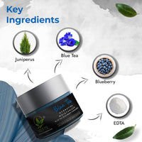 Nefol Hydrating Moisturizer with Blue Tea, Blueberry & Juniper Berry - Deep Moisturization, Nourishes Skin – 100gm