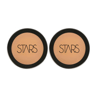 Stars Cosmetics Makeup Foundation Cream Face Professional Light Weight Matte Finish Waterproof blends seamlessly Long Lasting Full Coverage All Skin Types For Girls & Womens FS38 (Pack of 2 8g Each)