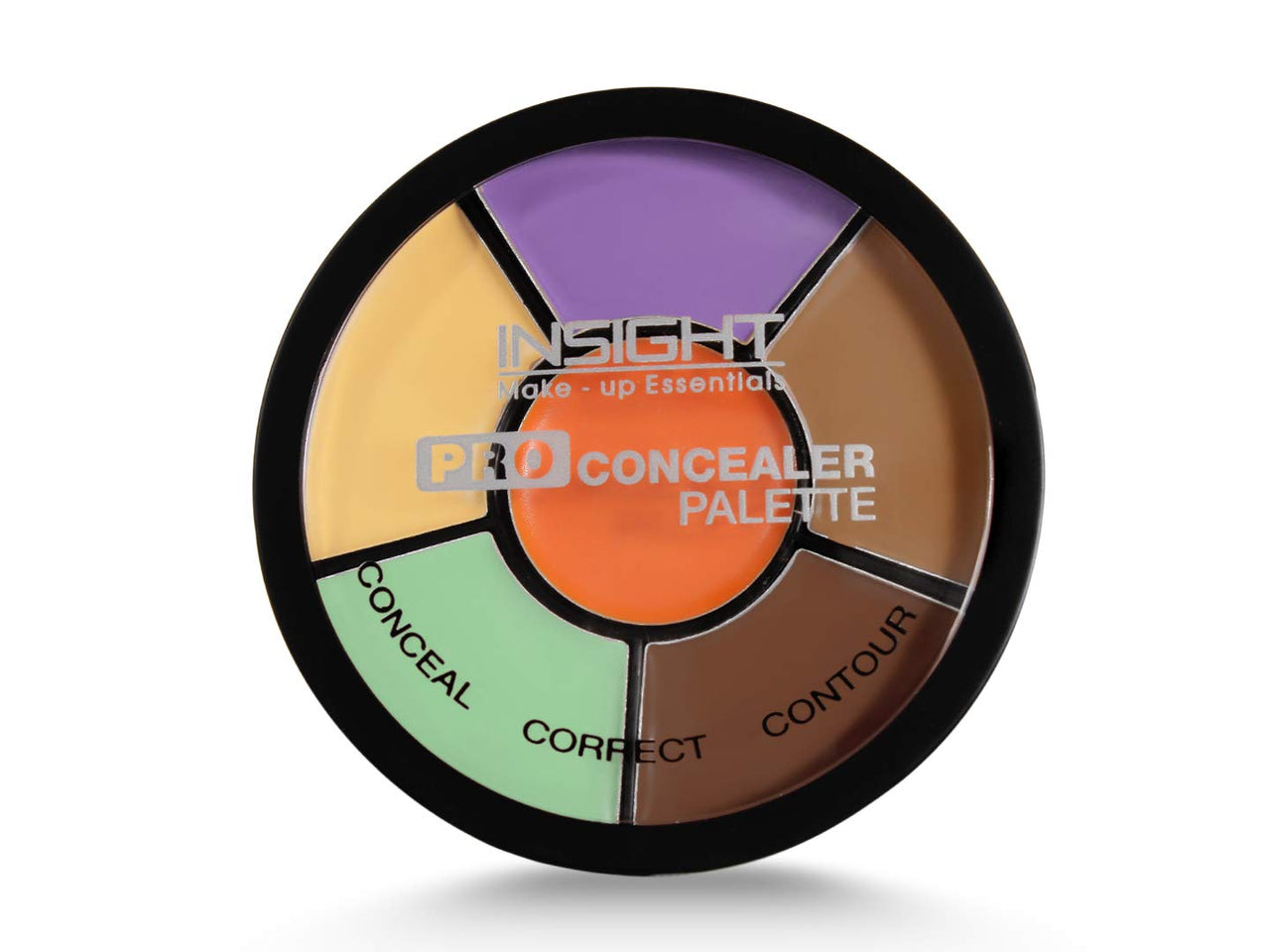 Insight Cosmetics Pro Powder Luminous Concealer Palette - Corrector, 15g & Cosmetics Glitter Makeup Highlighter, 3.5g