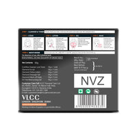 VLCC Diamond Facial Kit - 60g | Skin purifying with Parlour Glow | Improves Elasticity, Brightens and Lightens Patchy Damaged Skin | With Colloidal Diamond, Jojoba Oil, Olive Oil & Aloe Vera.