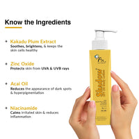 Fixderma Shadow Sunscreen Body Lotion with SPF 50 PA+++ & 2% Niacinamide | Body Sunscreen | Prevents Sun Tan, UVA & UVB Protection with No White Cast For Women & Men - 200 ml