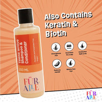 FurAlle Teens Active Shampoo & Conditioner | 2-in-1 Hair Care with Aloe Vera, Argan Oil, Biotin, Amla & Onion Extract | Repair, Strengthens & Healthy Hair for Boys & Girls| 200ml