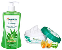 Himalaya Purifying Neem Face Wash, 400ml and Himalaya Nourishing Skin Cream, 200ml