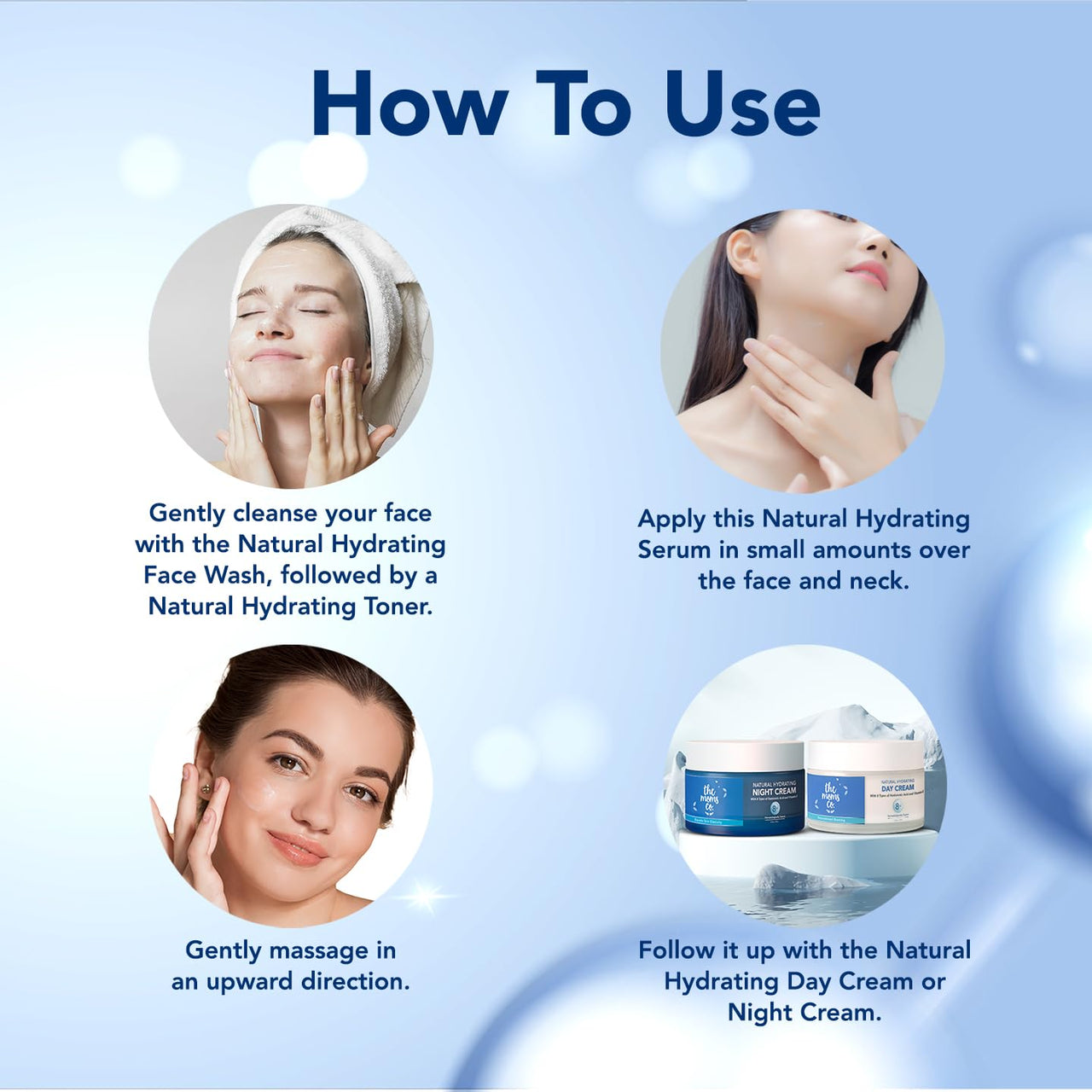 The Moms Co. Natural Hydrating Face Serum with 8 Types of Hyaluronic Acid and Vitamin E For Soft and Supple Skin| For Dry Skin |30 GM
