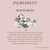 Khadi Natural Herbal Musk Soap (White)| Luxurious Herbal Soap for Silky Smooth Skin| Enriched with Natural Ingredients| Ideal for Daily Use| Pack of 3 (125 * 3, 375gm)