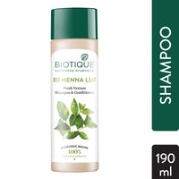 Biotique Bio Orange Peel Revitalizing Body Soap, 150g & Biotique Henna Leaf Fresh Texture Shampoo and Conditioner, 190ml