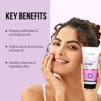 Dr. Sheth's Neem & 2% Salicylic Acid Face Wash | For Oily & Acne Prone Skin | With 1% Zinc PCA, Vitamin E, C & B5 | Deeply Cleanses | Exfoliates Skin | Prevents Acne | For Men & Women | 100ml