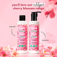 Love Beauty & Planet Cherry Blossom & Tea Rose Indulging Body Wash|Floral Shower Gel for Soft Skin,200ml