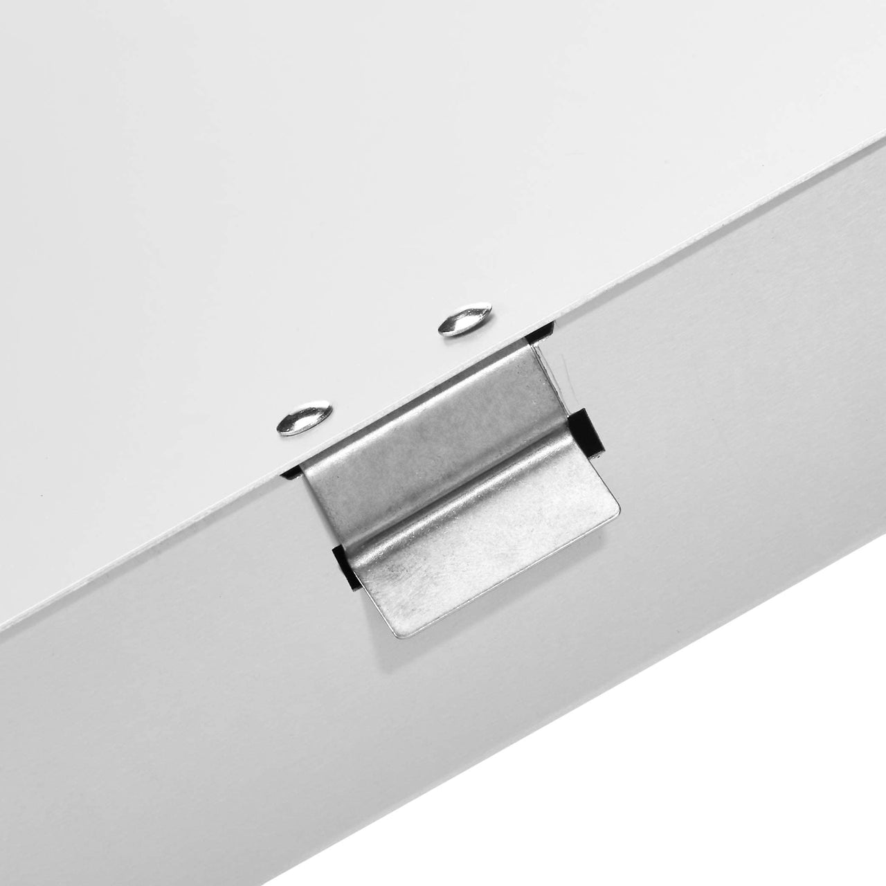 Basics Aluminum Storage Clipboard, Two-Tier, Standard Clip, 14" x 9", Silver