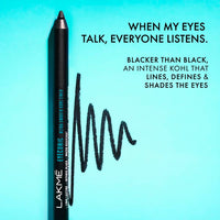Lakmé Eyeconic Ultra Smooth Natural Kohl Liner Pencil, 1.2 G, Black