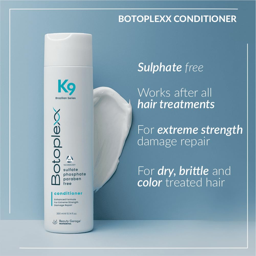 Beauty Garage K9 Botoplexx Hair Conditioner For Dry Frizzy Hair | Moisturizing Creamy Formula for Smooth, Manageable Hair | Unisex Conditioner For Frizzy Hair | 300 ml