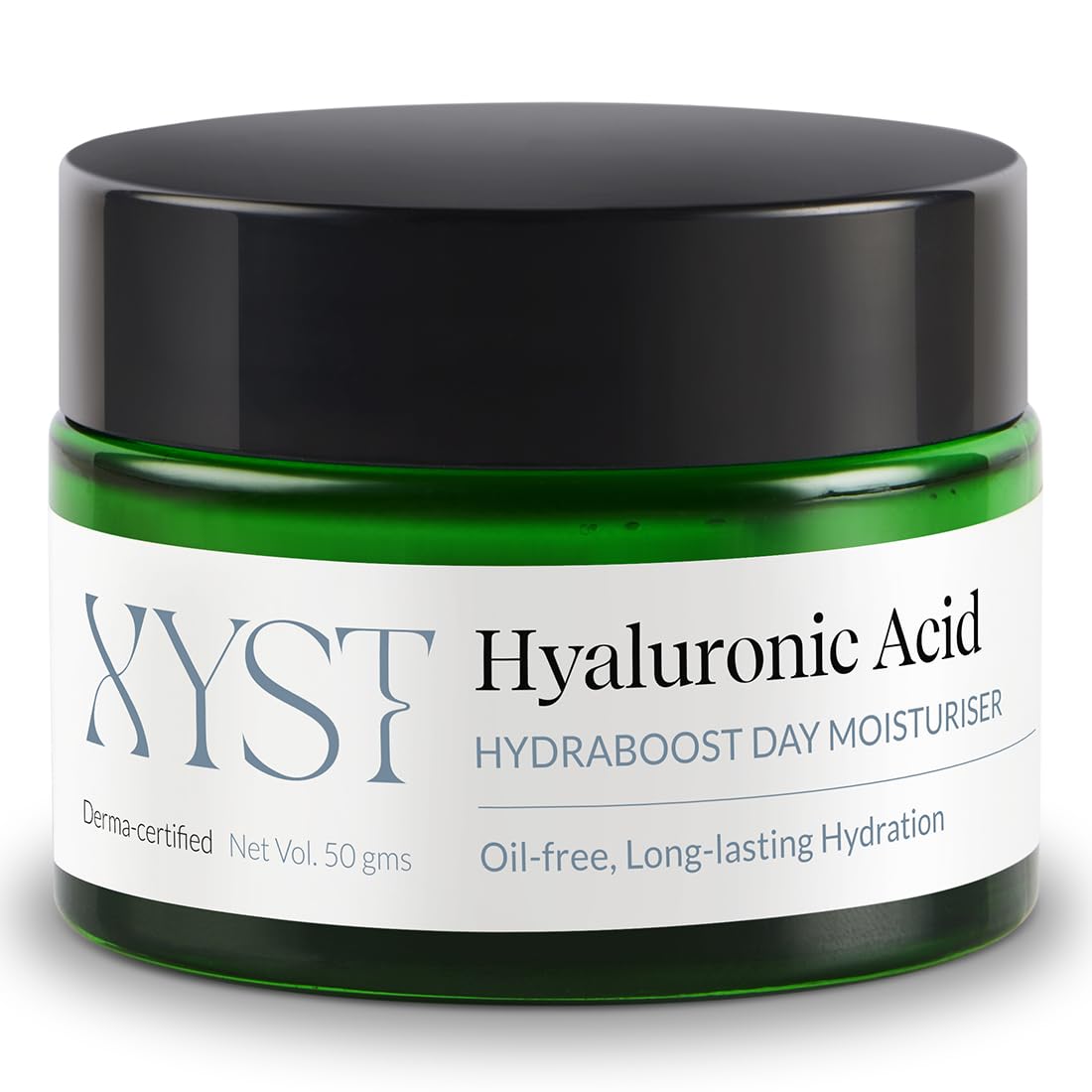 XYST Aquaxyl & Hyaluronic Acid Day Moisturizer for Hydration 50gm | Niacinamide & Pro Vitamin B5 | 100% Vegan, Oil free Face Cream | Women & Men | Derma certified | All skin types