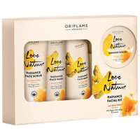 Oriflame Radiance Facial Kit with Organic Milk, Honey and Turmeric 450 ml