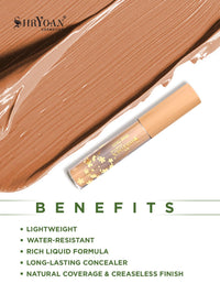 Shryoan Liquid Concealer with Matte Lipstick & Waterproof Eyeliner Makeup Kit