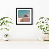 Americanflat 10x10 Picture Frame in Black - Use as 8x8 Picture Frame with Mat or 10x10 Frame Without Mat - Thin Border Square Picture Frame, Shatter-Resistant Glass, and Easel for Wall or Tabletop