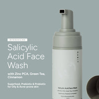 Gabit Oily Skin Essentials Kit for Oily & Acne Prone Skin | Salicylic Acid Face Wash, Salicylic & Green Tea Face Moisturizer | Reduces Breakouts, Open pores, Blackheads, Whiteheads| Women & Men, 150ml