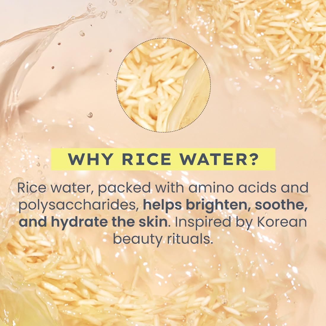 Hyphen 44% Rice Water Brightening Face Serum Pads | 5% Niacinamide & Alpha Arbutin to Reduces Dark Spots & Pigmentation | Toner Pads with Serum for Glowing Glass Skin | All Skin Types - 50N
