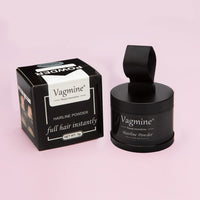 VAGMINE Hair Line Powder for Beard - Root Concealer & Gray Coverage for Men and Women, Dark Brown 5g