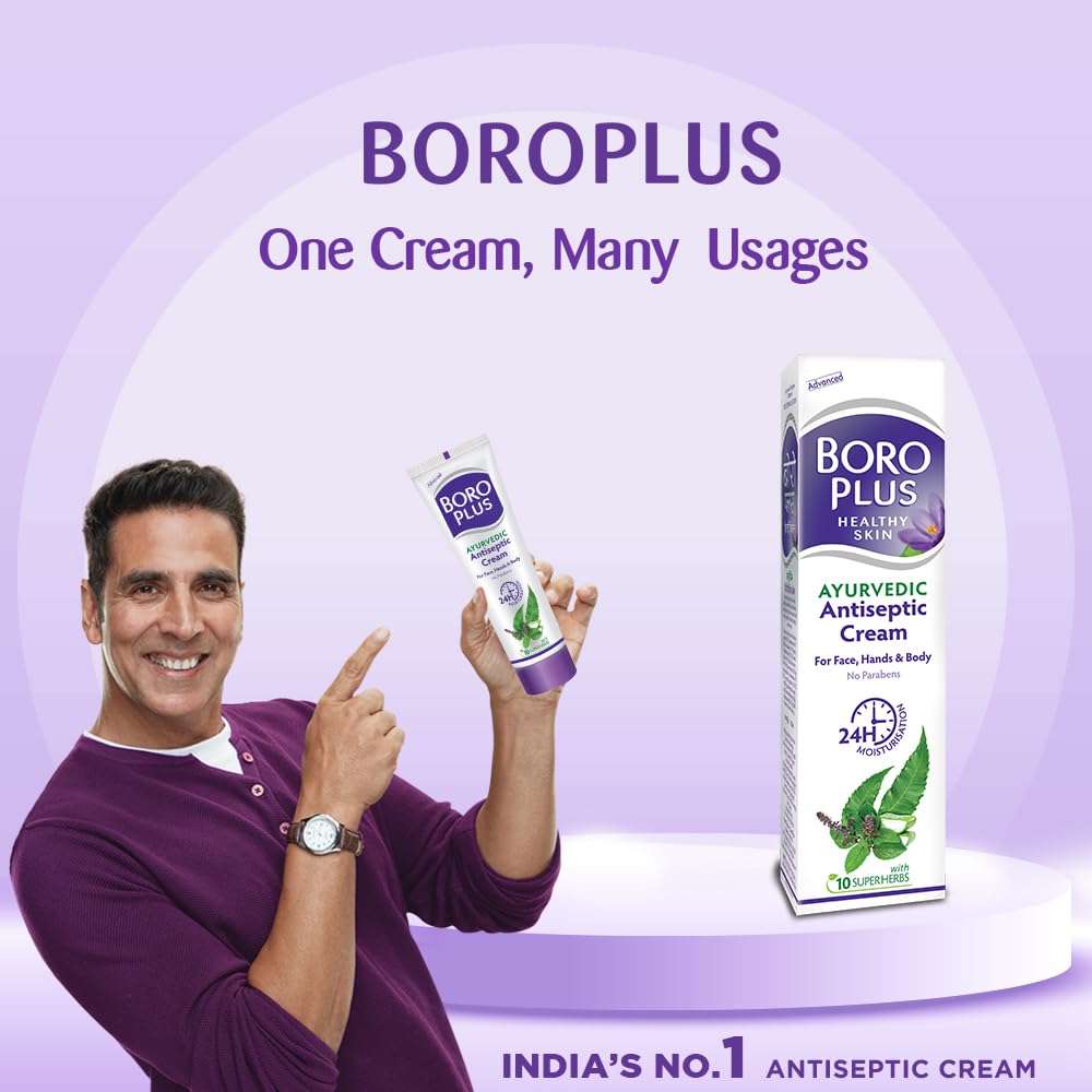 Boroplus Antiseptic Cream For Normal Skin , 80 Ml (Pack Of 2)