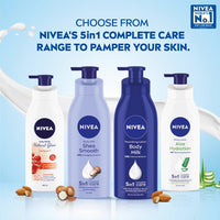NIVEA Body Lotion 400ml & Powerfruit Shower Gel 250ml [Pack of 3]