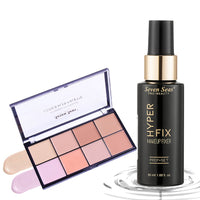 Seven Seas Light weight, Makeup Fixer, | Contour Concealer Palette with | Full Coverage | face makeup (Combo set) (Skin)