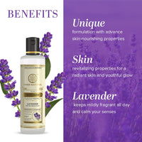 KHADI NATURAL Lavender Herbal Moisturizer With Shea/Kokum Butter| Body Lotion| SLS and Paraben Free| 210 ml