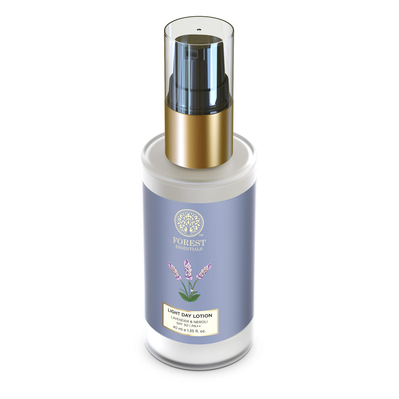 Forest Essentials Light Day Lotion Lavender & Neroli With SPF 25 For Oily Skin | Ayurvedic Daily Hydrating Moisturiser