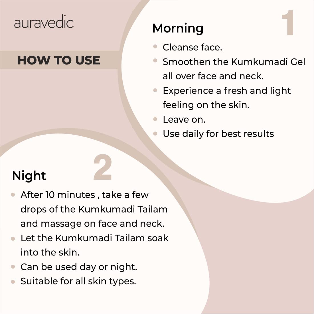 Auravedic Kumkumadi Tailam & Kumkumadi Gel Set Combo (30ml+100g) For Rejuvenating & Bright Skin, Kumkumadi Tailam From Kerala & Kumkumadi Gel With Kumkumadi Face Oil For Radiant Skin For Unisex