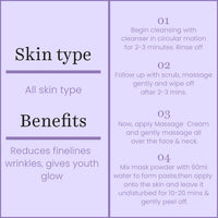O3+ Anti Ageing Facial kit Brightening & Finelines Reducer With Peel off Mask 40gm+5ml