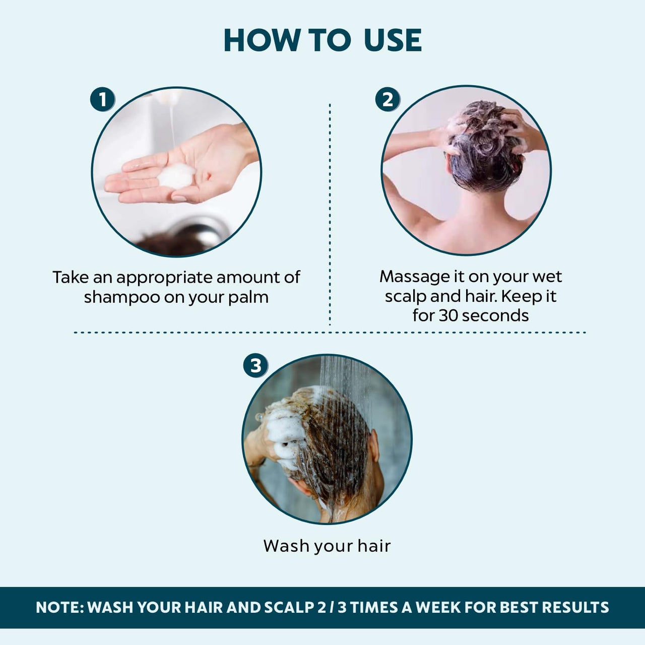 INDUS VALLEY Hair Fall Defense & Anti-Dandruff Shampoo Tear Free, Soap & Alkali Free PH 5.5, No Paraben & SLES/SLS - (200ml)