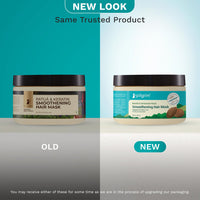 Pilgrim Amazonian Patu?&Keratin Strengthening Unscented Hair Mask Dry&Frizzy Hair Sacha Inchi Women&Men|Hair Mask High Shine&Hydration|Hair Mask Smoothening Hair|Silicon Free|200 Gram